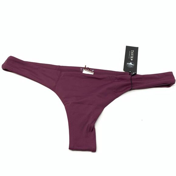 Tavik Ali Mini Swim Bottom Merlot Size Large NEW - Picture 1 of 10